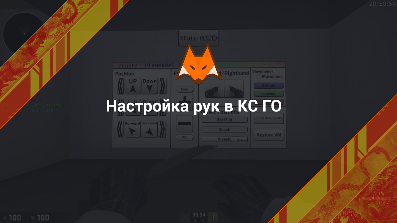 Hand customization in CS:GO