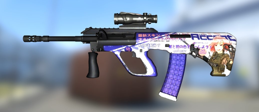 Best anime skins for CS:GO