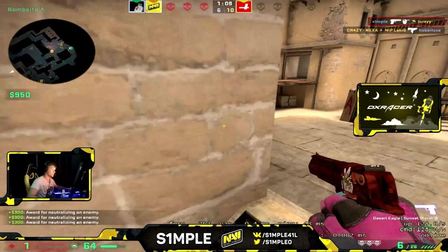 S1mple's Crosshair in CS:GO 2