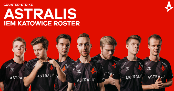 Astralis have announced a seven-man roster for IEM Katrowice