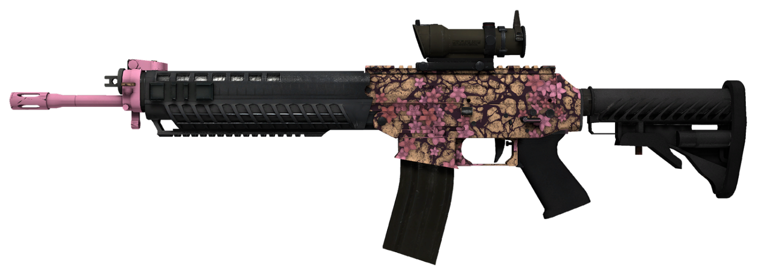 Spring ornaments - flowers on skins in CS2 5