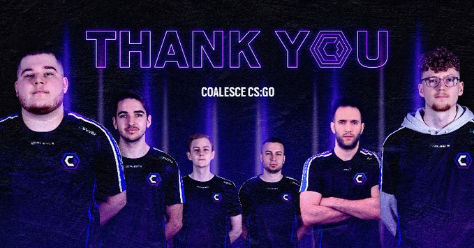 Coalesce is disbanding its CS:GO lineup