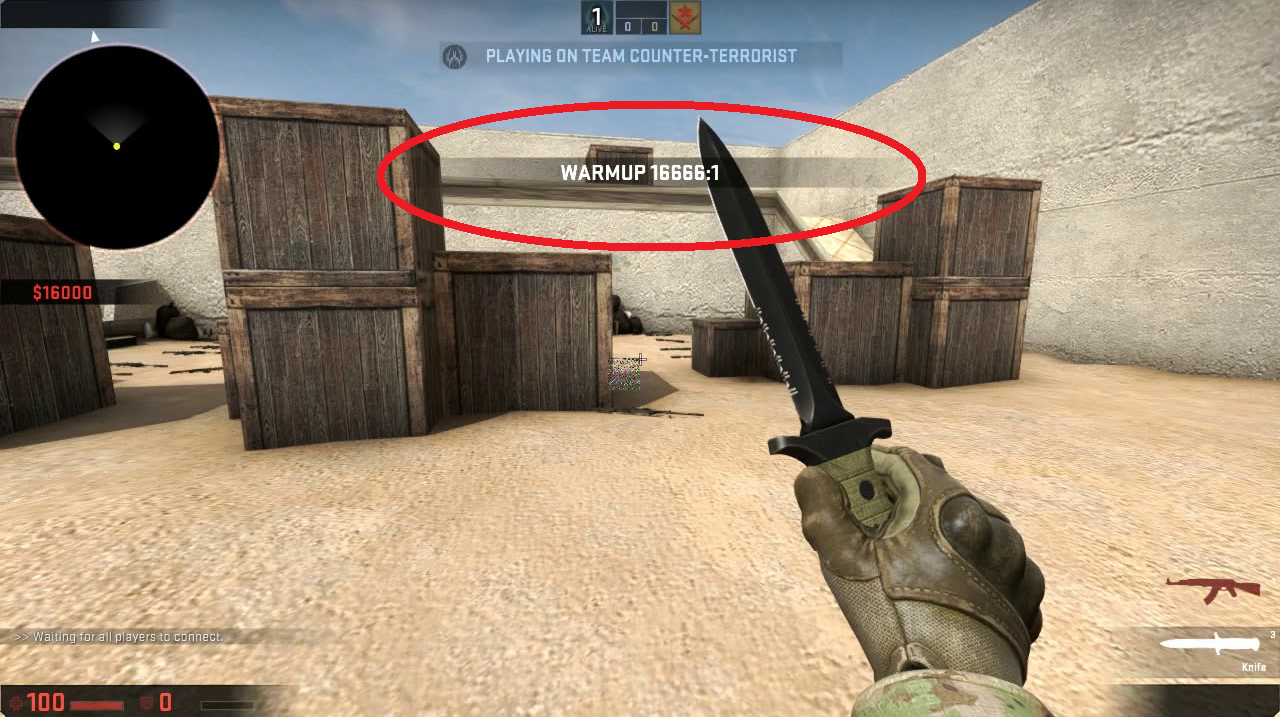 How to make an infinite round in CS:GO 3