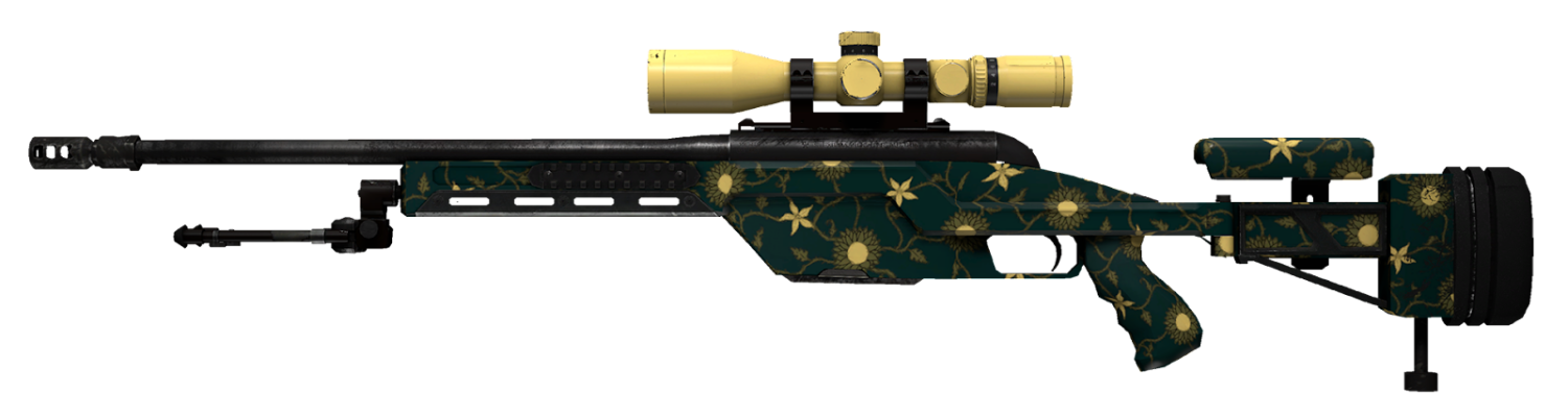Spring ornaments - flowers on skins in CS2 4