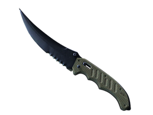 ★ StatTrak™ Flip Knife | Blue Steel (Battle-Scarred)