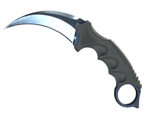 ★ StatTrak™ Karambit | Blue Steel (Minimal Wear)
