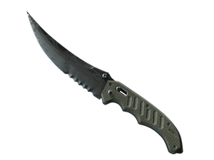 ★ Flip Knife | Damascus Steel (Battle-Scarred)