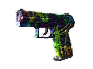 StatTrak™ P2000 | Acid Etched (Battle-Scarred)