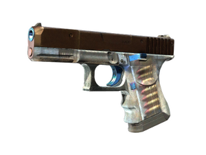 StatTrak™ Glock-18 | Clear Polymer (Battle-Scarred)