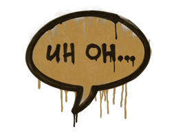 Sealed Graffiti | Uh Oh (Desert Amber)