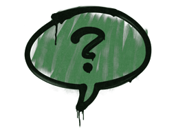 Sealed Graffiti | Question Mark (Jungle Green)