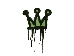 Sealed Graffiti | Little Crown (Battle Green)