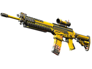 Souvenir SG 553 | Hazard Pay (Field-Tested)