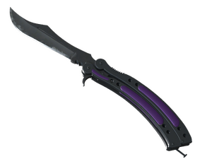 ★ Butterfly Knife | Ultraviolet (Field-Tested)
