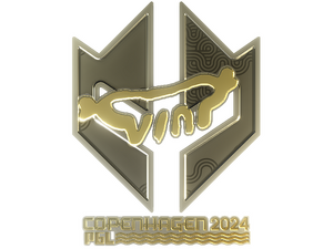 Sticker | VINI (Gold) | Copenhagen 2024